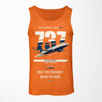 Thumbnail for Boeing 737-800 NG design on orange tank top