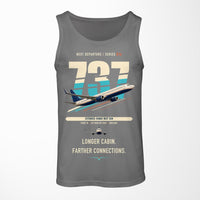 Thumbnail for Boeing 737-900ER design on gray tank top