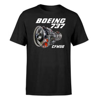 Thumbnail for Boeing 737 Engine & CFM56 design on black single side