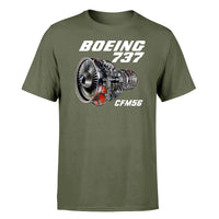Thumbnail for Boeing 737 Engine & CFM56 design on green army single side