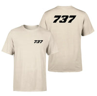 Thumbnail for Boeing 737 Flat Text design on beige double side