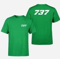 Thumbnail for Boeing 737 Flat Text design on green double side