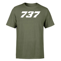 Thumbnail for Boeing 737 Flat Text design on green army single side