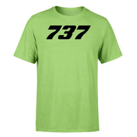 Thumbnail for Boeing 737 Flat Text design on light green single side