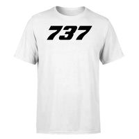Thumbnail for Boeing 737 Flat Text design on white single side