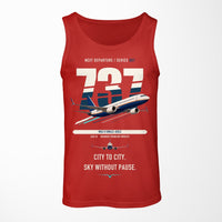 Thumbnail for Boeing 737 MAX 8 design on red tank top