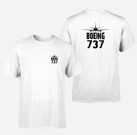 Double-Side Printing — Boeing 737 & Plane Double-Side T-Shirt