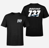 Thumbnail for Boeing 737 & Text design on black double side