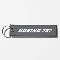 Thumbnail for Boeing 737 & Text Key Chains - Gray