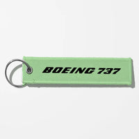 Thumbnail for Boeing 737 & Text Key Chains - Light Green