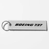 Thumbnail for Boeing 737 & Text Key Chains - White