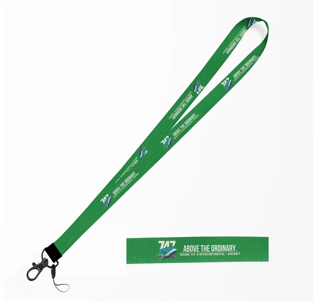 Boeing 747-8 Intercontinental lanyard - green