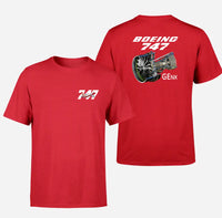 Thumbnail for Boeing 747 & GENX Engine design on red double side