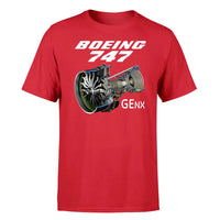 Thumbnail for Boeing 747 & GENX Engine design on red single side