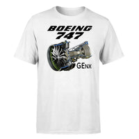 Thumbnail for Boeing 747 & GENX Engine design on white single side