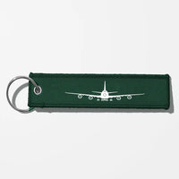 Thumbnail for Boeing 747 Silhouette Key Chains - Dark Green