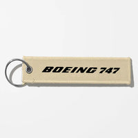 Thumbnail for Boeing 747 & Text Key Chains - Beige
