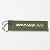 Thumbnail for Boeing 747 & Text Key Chains - Green Army