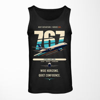 Thumbnail for Boeing 767-300ER design on black tank top