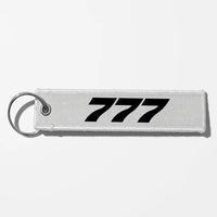Thumbnail for Boeing 777 Flat Text Key Chains - White