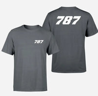 Thumbnail for Boeing 787 Flat Text design on gray double side