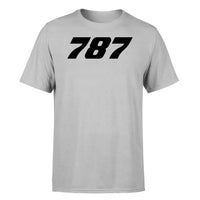 Thumbnail for Boeing 787 Flat Text design on light gray single side