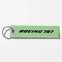 Thumbnail for Boeing 787 & Text Key Chains - Light Green