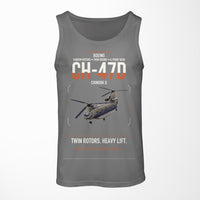 Thumbnail for Boeing CH-47D design on gray tank top