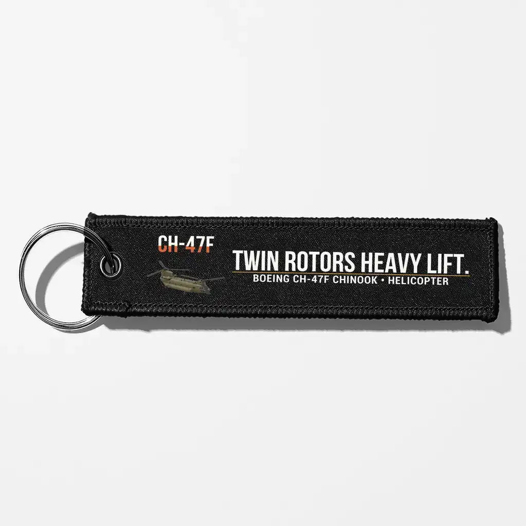 Boeing CH-47F Chinook Aviator Key Chains - Black