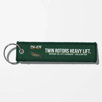Thumbnail for Boeing CH-47F Chinook Aviator Key Chains - Dark Green