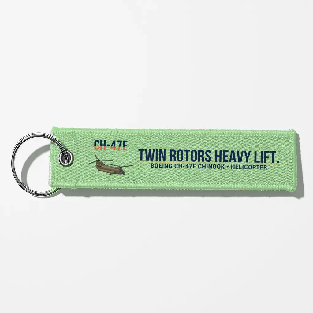 Boeing CH-47F Chinook Aviator Key Chains - Light Green