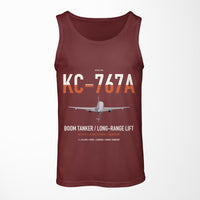 Thumbnail for Boeing KC-767A design on dark red tank top