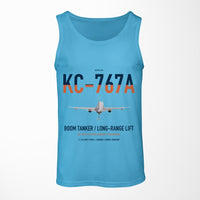 Thumbnail for Boeing KC-767A design on sky blue tank top