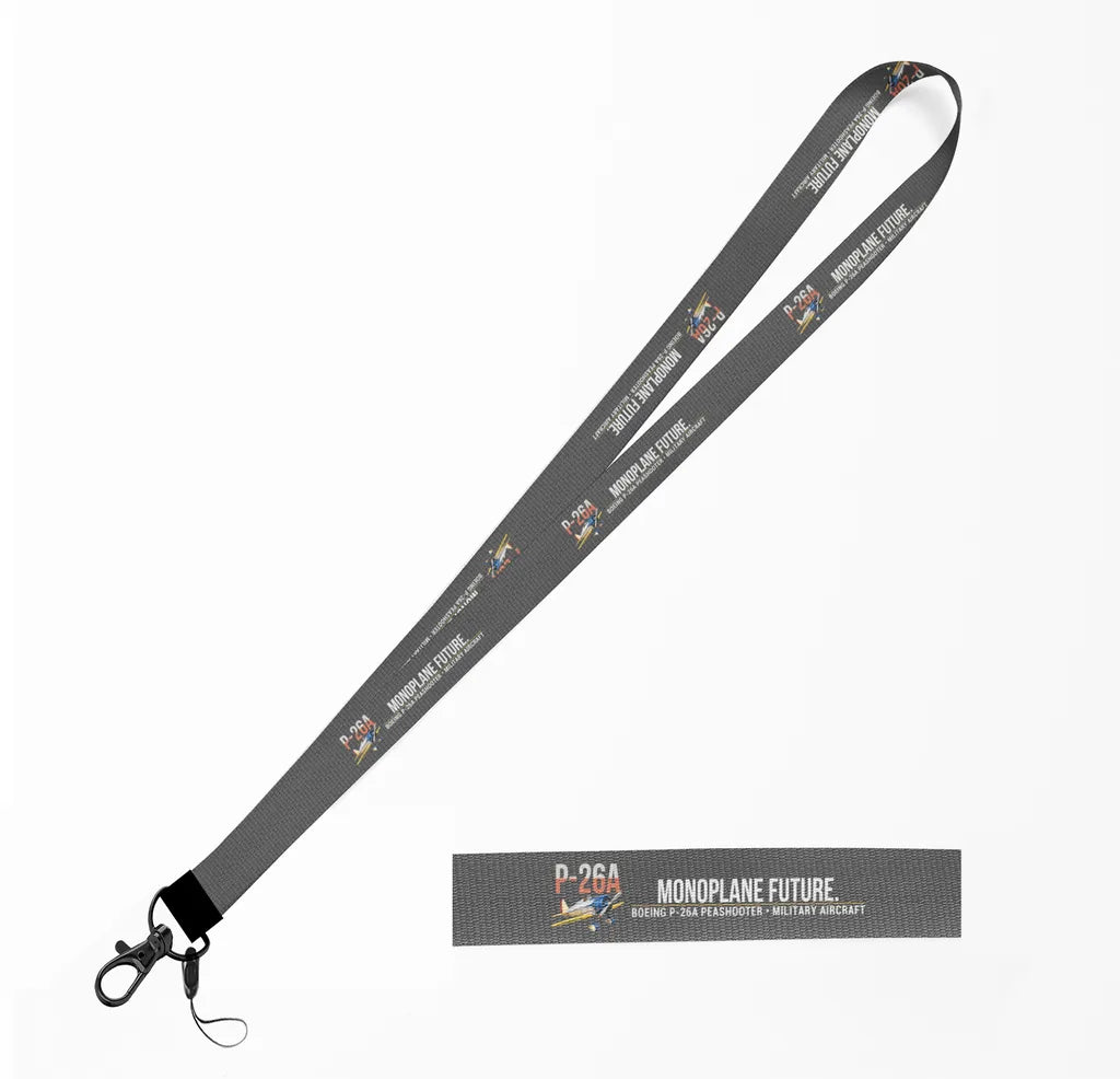 Boeing P-26A Peashooter lanyard - gray