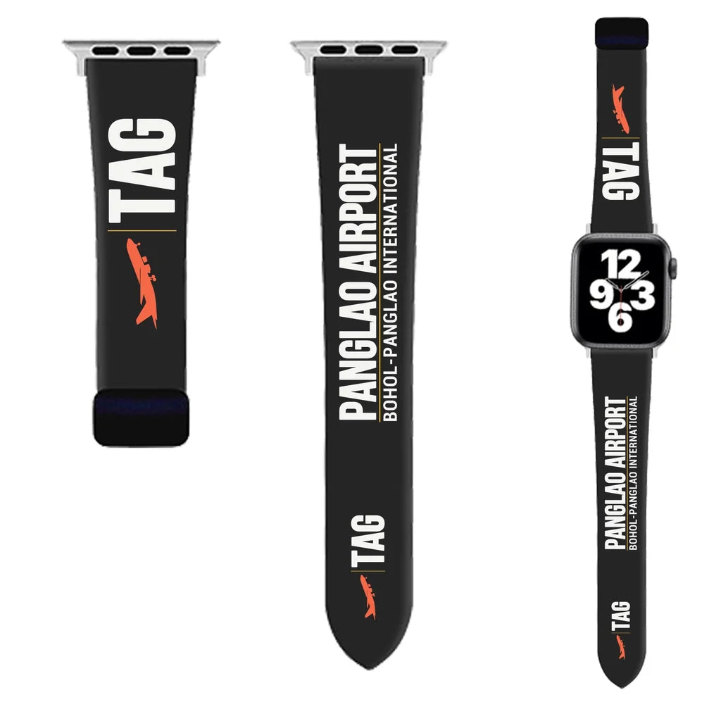 WBV6 | Bohol-Panglao International Airport TAG | Black (Magnetic Band)