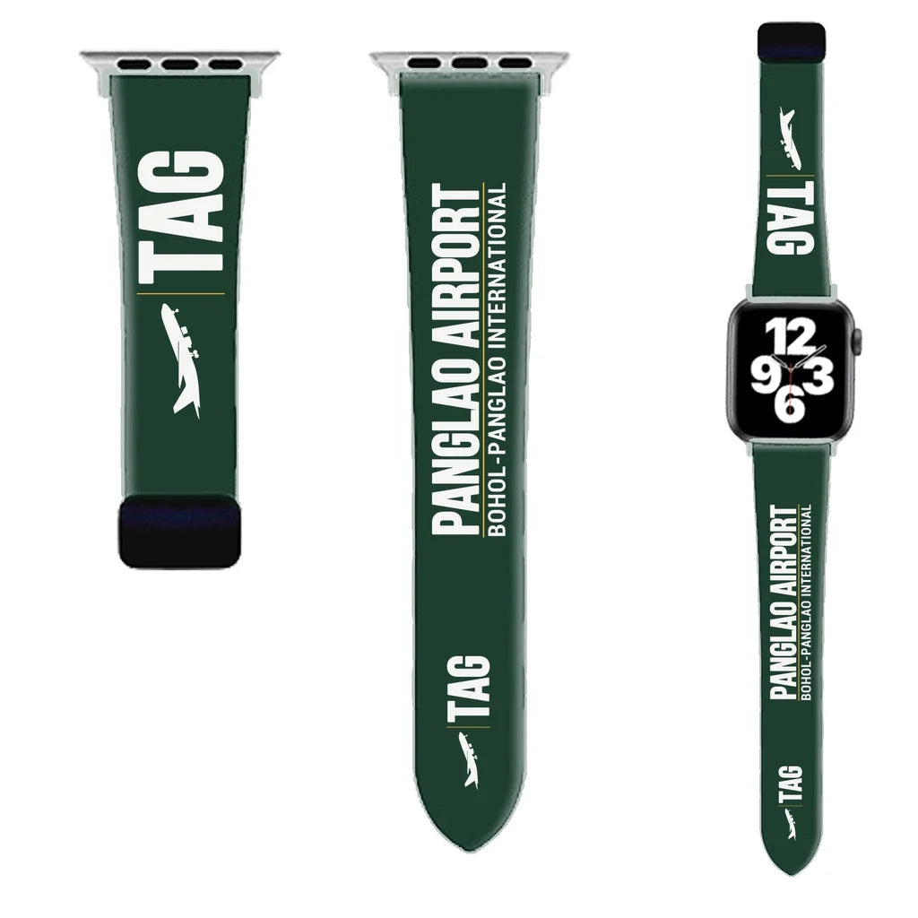 WBV6 | Bohol-Panglao International Airport TAG | Dark Green (Magnetic Band)