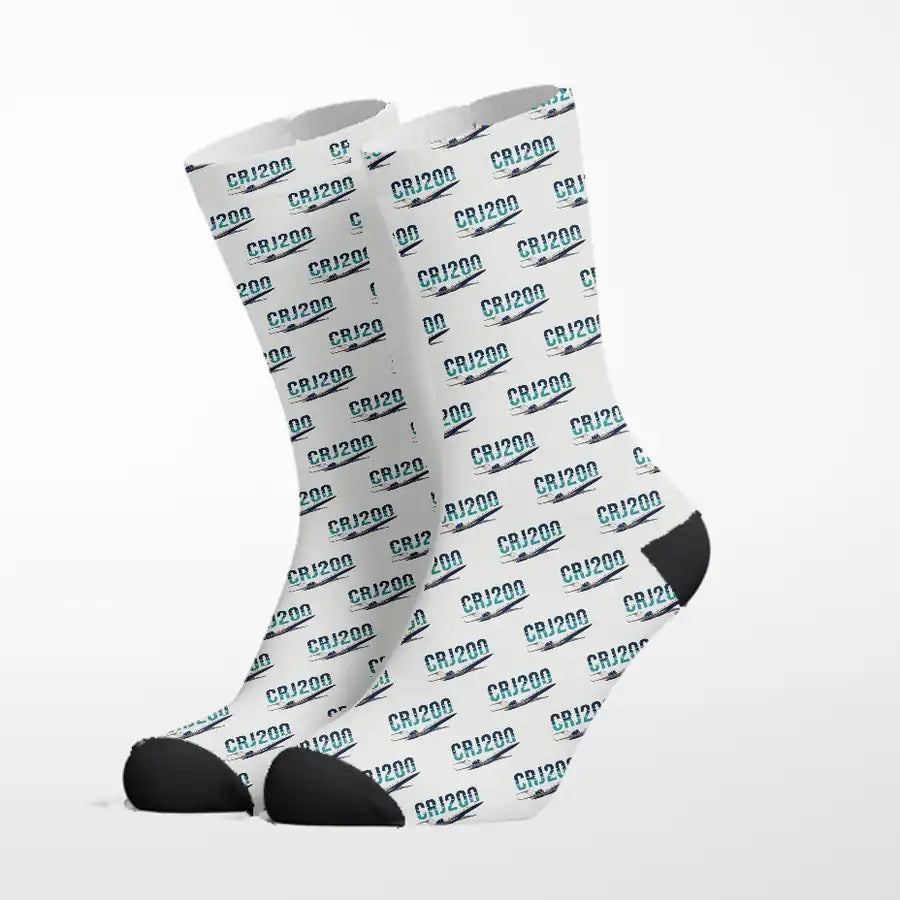Bombardier CRJ200 - Original - Socks - White