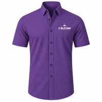 Thumbnail for Bombardier CRJ200 - Short Sleeve Shirt - Heritage - Purple