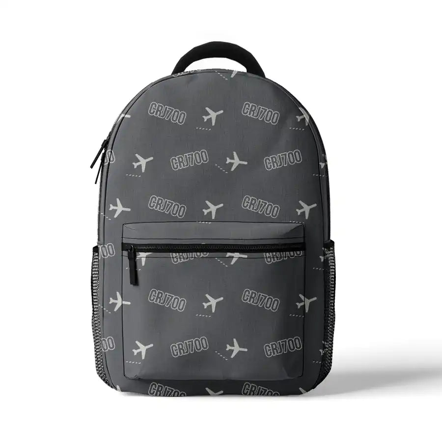 Bombardier CRJ700 - 3D Backpack - 3D Pattern - Gray