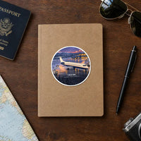 Thumbnail for Bombardier CRJ700 - 3D - Circle Sticker - Notebook