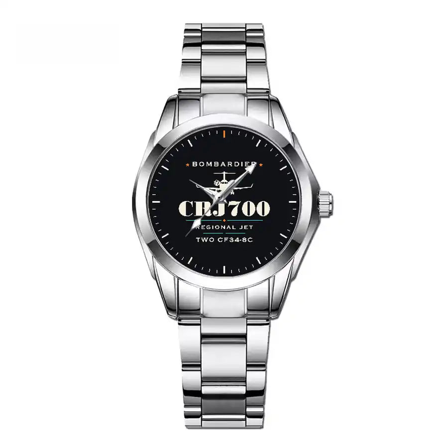 Bombardier CRJ700 - Heritage - Stainless Steel Band - For Children and Women