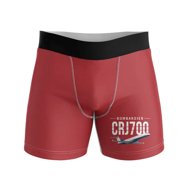 Bombardier CRJ700 - Men Boxers - Original - Red