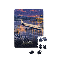 Thumbnail for Bombardier CRJ700 - Vertical + Text - Canvas Puzzle