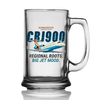 Thumbnail for Bombardier CRJ900 - Cartoon - Beer Glass with Holder