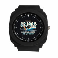 Thumbnail for Bombardier CRJ900 - Cartoon - Rubber Strap - Black