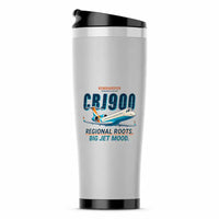 Thumbnail for Bombardier CRJ900 - Cartoon - Stainless Steel (No Holder) - Light Gray