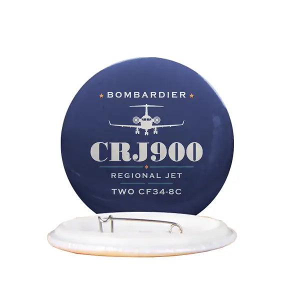 Bombardier CRJ900 - Heritage - Pin - Navy Blue