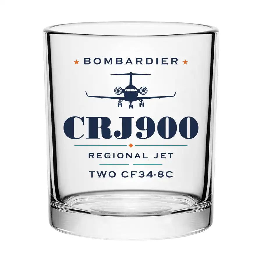 Bombardier CRJ900 - Heritage - Special Whiskey Glass