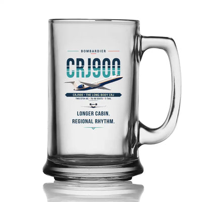 Bombardier CRJ900 - Original - Beer Glass with Holder