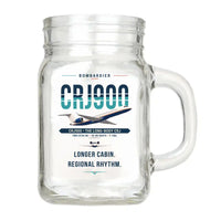 Thumbnail for Bombardier CRJ900 - Original - Cocktail Glass (Mason Jar)